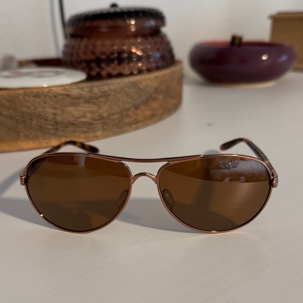 Oakley Brown Aviator Sunglasses - Picture 2 of 10